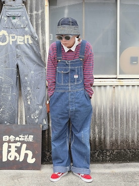 「SAINT JAMES（セントジェームス）のアイテム」を使った、ぽん。さん（レディース・158cm）の春コーディネート