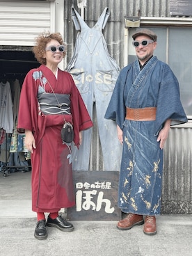 「RED WING（レッドウィング）のアイテム」を使った、ぽん。さん（レディース・158cm）の冬コーディネート