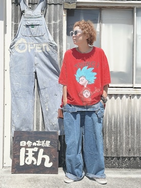 「アイテム（スリッポン）」を使った、ぽん。さん（レディース・158cm・40代）の秋コーディネート