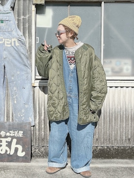 「アイテム（その他シューズ）」を使った、ぽん。さん（レディース・158cm）の冬コーディネート