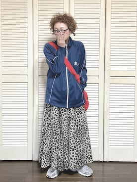 「アイテム（スカート）」を使った、ぽん。さん（レディース・158cm・40代）の秋コーディネート