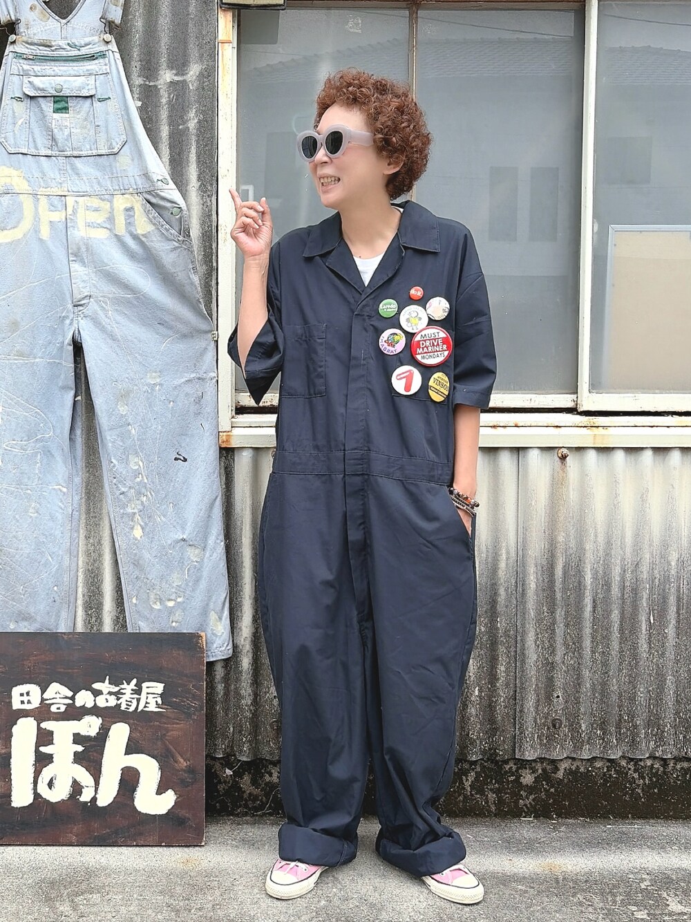 Dickiesのつなぎ/オールインワンを使った人気ファッション