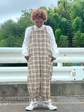 「Handmade（ハンドメイド）のアイテム」を使った、ぽん。さん（レディース・158cm）の冬コーディネート