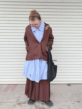 「jouetie（ジュエティ）のアイテム」を使った、ぽん。さん（レディース・158cm）の春コーディネート