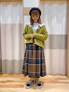 「Samansa Mos2（サマンサ モスモス）のアイテム」を使った、kuma.さん（レディース・163cm）の秋コーディネート