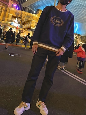 「ユニバ」｜「アイテム（その他）」を使った、ミヨシン⛈  さん（メンズ・180cm）の冬コーディネート