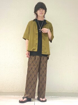 ササキさん（メンズ・171cm）の夏コーディネート