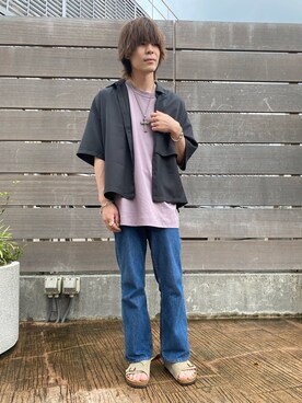 ササキさん（メンズ・171cm）の夏コーディネート