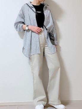 「NIKE」｜amiさん（レディース・155cm）の春コーディネート