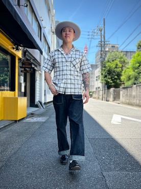 「Dry Bones（ドライボーンズ）のアイテム」を使った、Toru Nakashimaさん（メンズ・170cm）の秋コーディネート