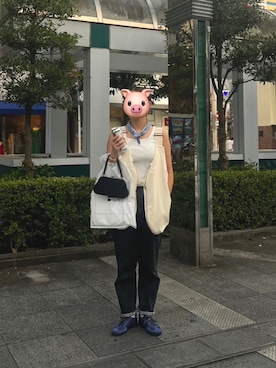 「POLYPLOID（ポリプロイド）のアイテム（その他アウター）」を使った、うみさん（レディース・164cm）の冬コーディネート
