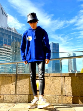 「L.H.P（エルエイチピー）のアイテム」を使った、丈太郎さん（メンズ・175cm）の秋コーディネート