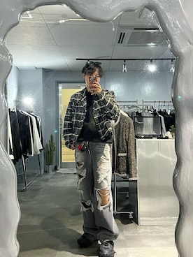 「韓国好きな人と繋がりたい」｜IBUMARさん（メンズ・171cm）の秋コーディネート