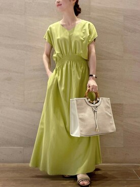 「URBAN RESEARCH ROSSO WOMEN（アーバンリサーチ　ロッソ）のアイテム（サンダル）」を使った、risaさん（レディース・153cm）の夏コーディネート