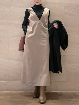 risaさん（レディース・153cm）の冬コーディネート