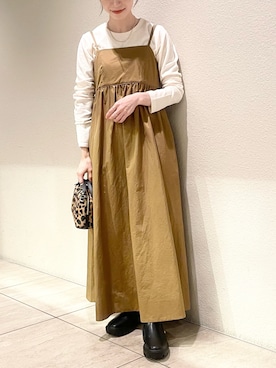 「URBAN RESEARCH ROSSO WOMEN（アーバンリサーチ　ロッソ）のアイテム（ワンピース/ドレス）」を使った、risaさん（レディース・153cm）の秋コーディネート