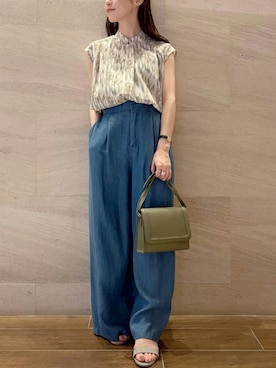 risaさん（レディース・153cm）の夏コーディネート