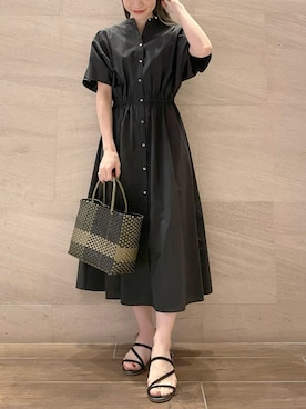 「URBAN RESEARCH ROSSO WOMEN（アーバンリサーチ　ロッソ）のアイテム（サンダル）」を使った、risaさん（レディース・153cm）の夏コーディネート