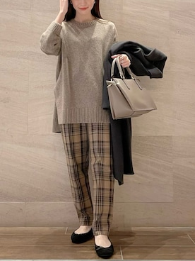 risaさん（レディース・153cm）の冬コーディネート