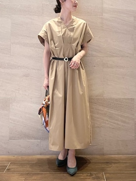 「URBAN RESEARCH ROSSO WOMEN（アーバンリサーチ　ロッソ）のアイテム（ワンピース/ドレス）」を使った、risaさん（レディース・153cm）の夏コーディネート