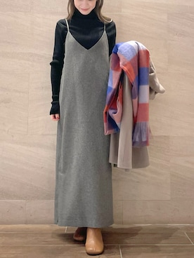 risaさん（レディース・153cm）の冬コーディネート