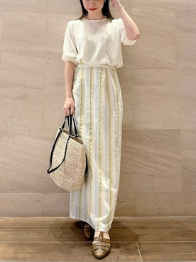 risaさん（レディース・153cm）の夏コーディネート