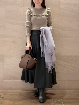 risaさん（レディース・153cm）の秋コーディネート