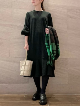 risaさん（レディース・153cm）の冬コーディネート