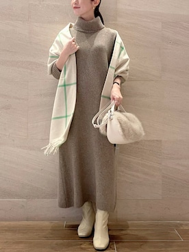 risaさん（レディース・153cm）の冬コーディネート