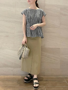 risaさん（レディース・153cm）の夏コーディネート