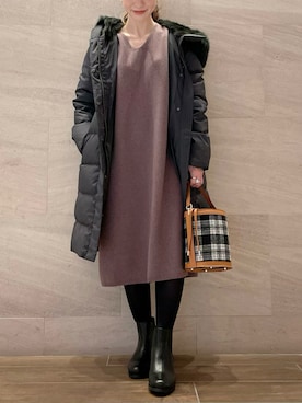 risaさん（レディース・153cm）の冬コーディネート