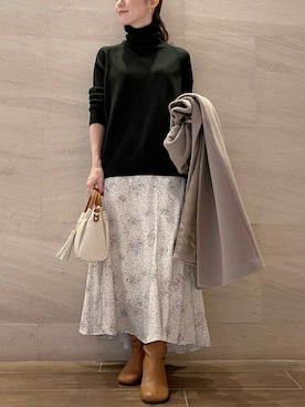 risaさん（レディース・153cm）の冬コーディネート