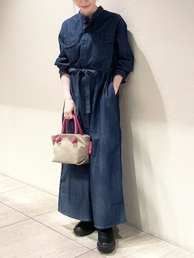 「URBAN RESEARCH ROSSO WOMEN（アーバンリサーチ　ロッソ）のアイテム（ワンピース/ドレス）」を使った、risaさん（レディース・153cm）の秋コーディネート