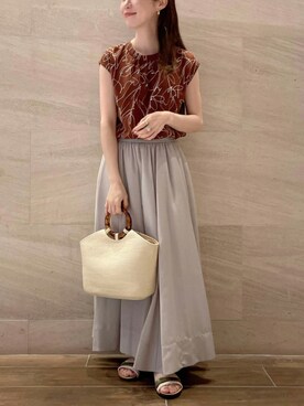 「URBAN RESEARCH ROSSO WOMEN（アーバンリサーチ　ロッソ）のアイテム（サンダル）」を使った、risaさん（レディース・153cm）の夏コーディネート