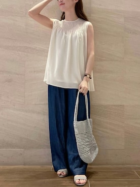 risaさん（レディース・153cm）の夏コーディネート