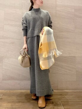 risaさん（レディース・153cm）の冬コーディネート