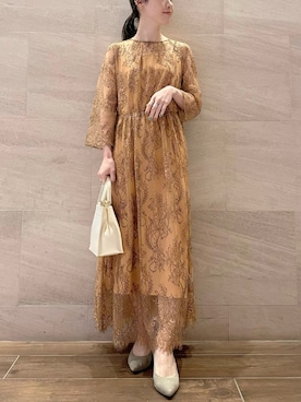 「URBAN RESEARCH ROSSO（アーバンリサーチロッソ）のサテンミニハンドバッグ（ハンドバッグ）」を使った、risaさん（レディース・153cm）の夏コーディネート