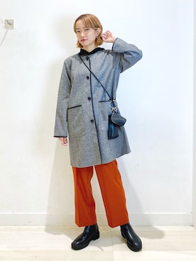 「ストレッチブーツ」｜yunaさん（レディース・165cm・20代）の秋コーディネート