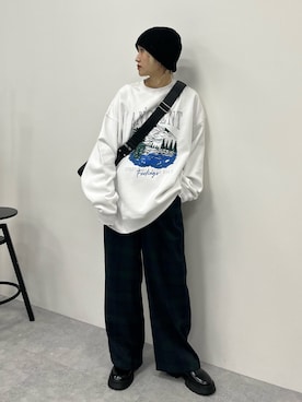「シティガール」｜KUMiさん（レディース・159cm）の秋コーディネート