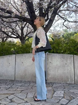 「ヤヌーク」｜MAOさん（レディース・160cm）の春コーディネート