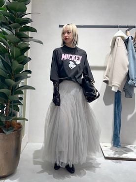 「LARUTA（ラルータ）のアイテム」を使った、MAOさん（レディース・160cm）の春コーディネート