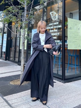 「春コート」｜MAOさん（レディース・160cm）の春コーディネート