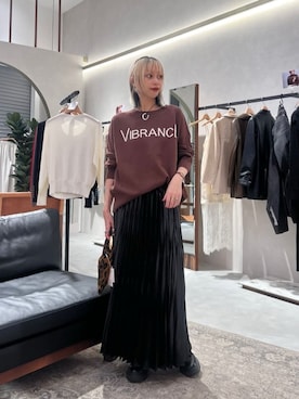 「ブラウン×ブラック」｜MAOさん（レディース・160cm）の秋コーディネート