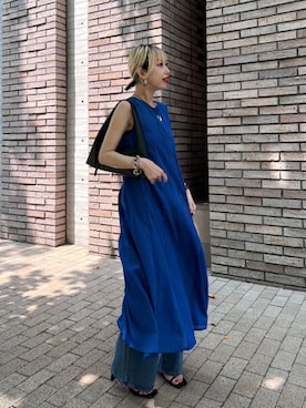 「LARUTA（ラルータ）のアイテム」を使った、MAOさん（レディース・160cm）の夏コーディネート