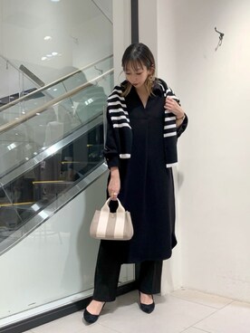 「フォロバ」｜「アイテム（ワンピース/ドレス）」を使った、MAOさん（レディース・158cm）の冬コーディネート