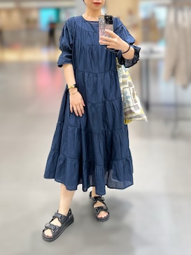 「アイテム（ブレスレット）」を使った、jolinwangさん（レディース・159cm）の夏コーディネート
