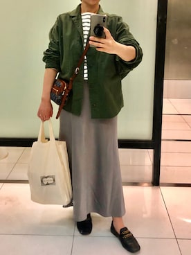 「ISABEL MARANT（イザベルマラン）のアイテム（サンダル）」を使った、jolinwangさん（レディース・159cm）の秋コーディネート