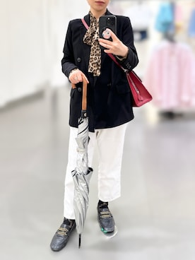 「Deuxieme Classe（ドゥーズィエムクラス）のアイテム（シャツ/ブラウス、その他）」を使った、jolinwangさん（レディース・159cm）の春コーディネート