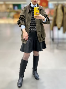 「GUCCI（グッチ）のアイテム（シューズ）」を使った、jolinwangさん（レディース・159cm）の秋コーディネート