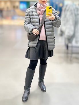 「GUCCI（グッチ）のアイテム」を使った、jolinwangさん（レディース・159cm）の冬コーディネート